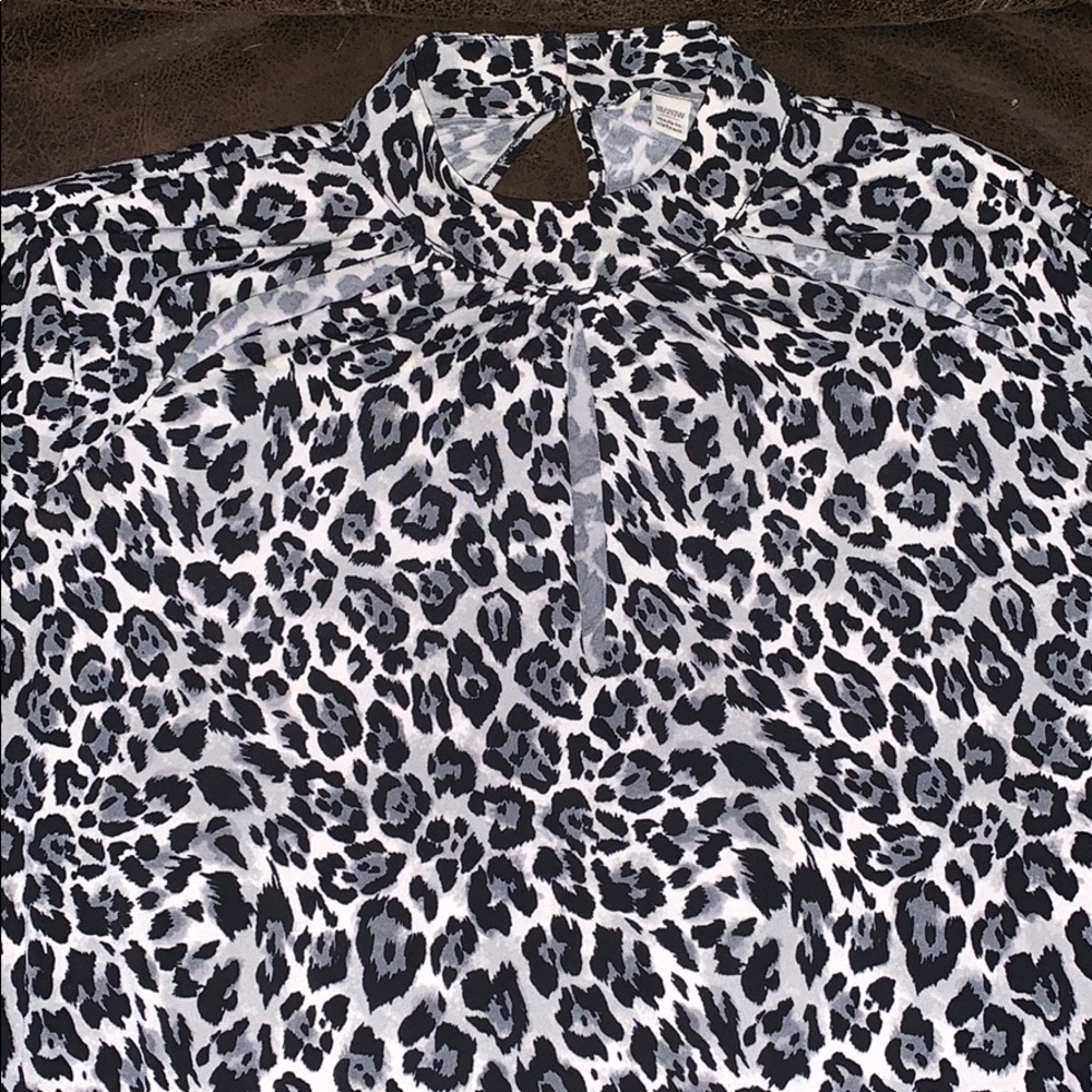 Leopard print blouse